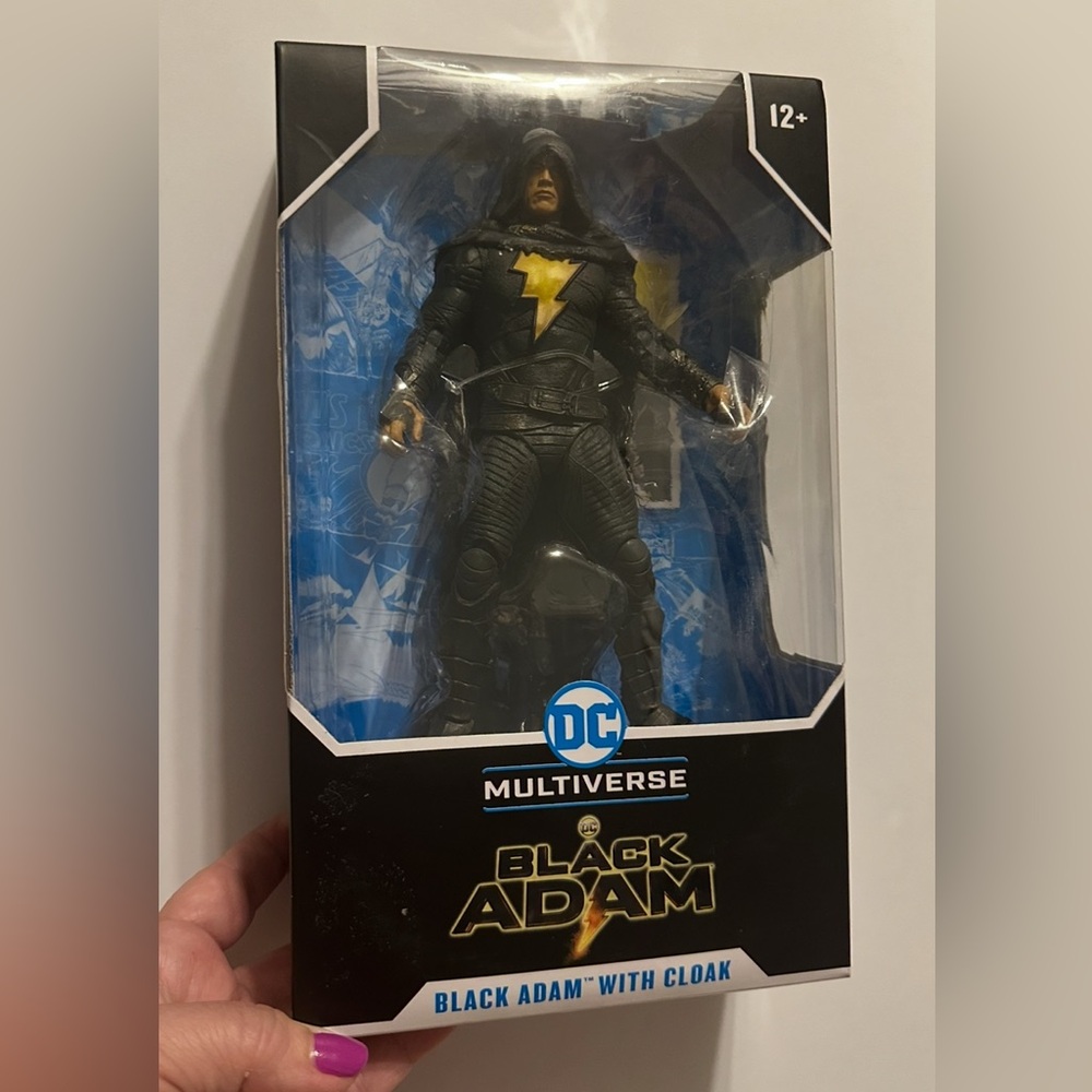 DC Multiverse Black and Yellow Black Adam Figure